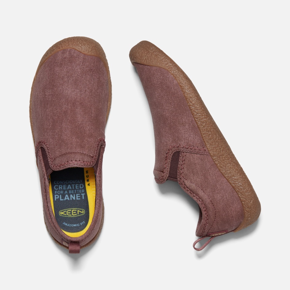 Naisten Howser-kanvas-slip-on Innokas Andorra-ruskea