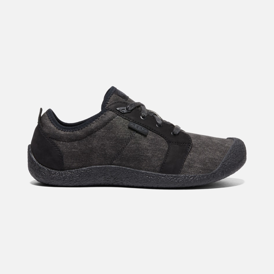 Miesten Howser Canvas Nauhanauha Musta Keen