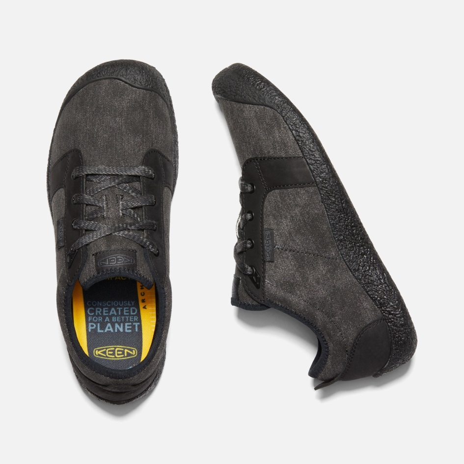 Miesten Howser Canvas Nauhanauha Musta Keen