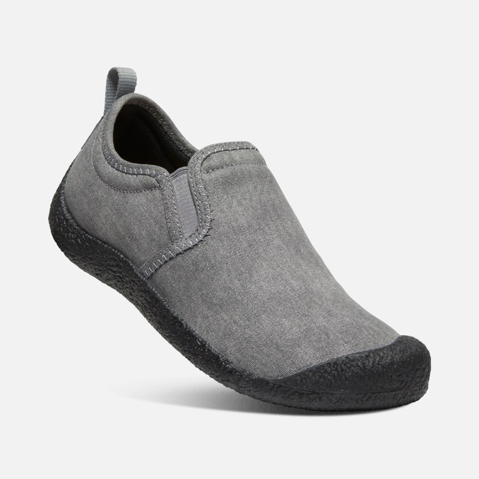 Innokas Naisten Howser Canvas-slip-on Harmaa-musta