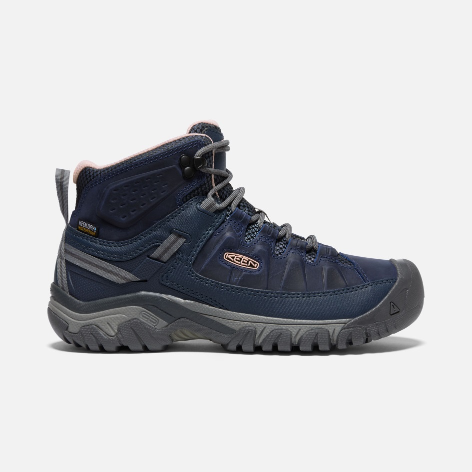 Keen Vintage Indigo-Peachy Keen Naisten Targhee II Vedenpitävät Vaelluskengät