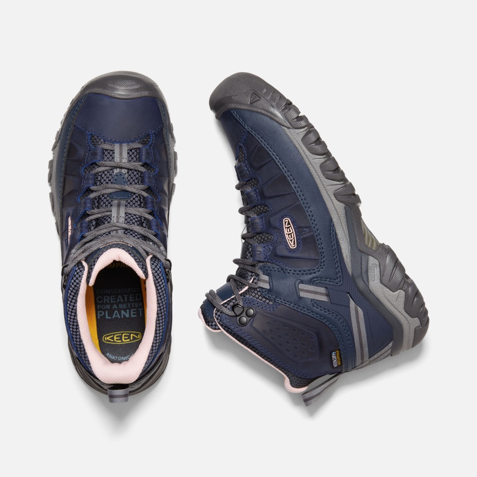 Keen Vintage Indigo-Peachy Keen Naisten Targhee II Vedenpitävät Vaelluskengät